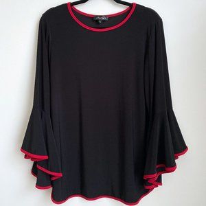 Sheena, 16, Black Bell Sleeve Top